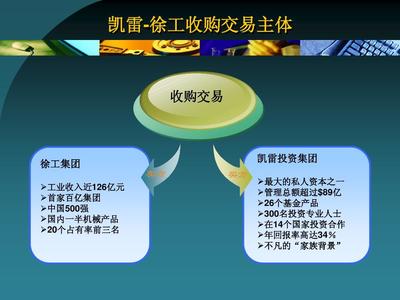 凯雷徐工收购案分析报告(分享)